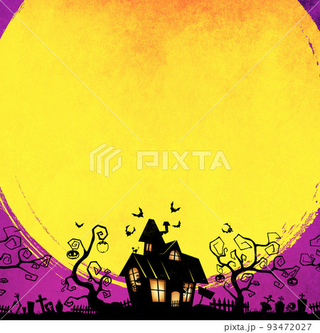 ハロウィンの背景 93472027