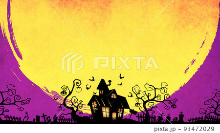 ハロウィンの背景 93472029