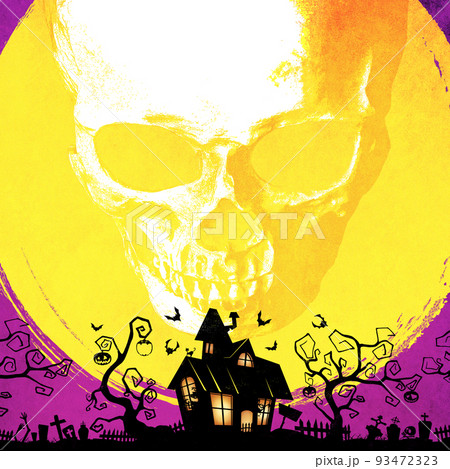 ハロウィンの背景 93472323