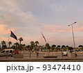 美しい夕日の海外風景 93474410