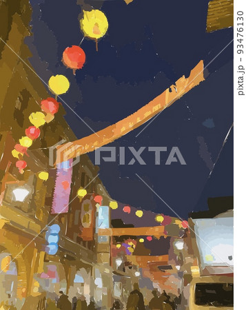 賑やかな台北商店街 賑やかな台北商店街 93476130
