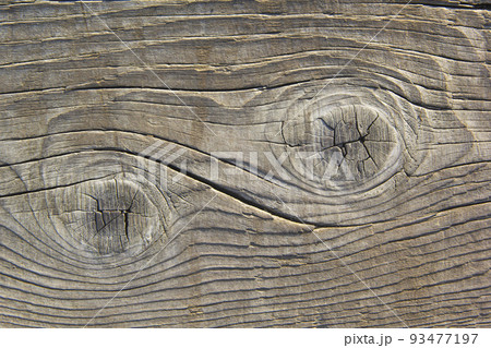 Cut of an old board with a pattern Cut of an old board with a pattern 93477197