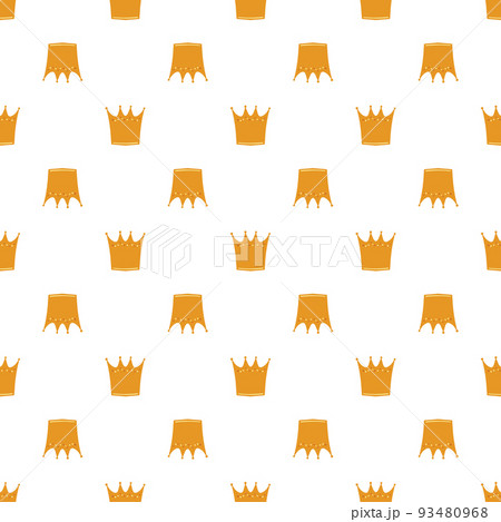 Vector seamless pattern with crowns in cartoon style. Can be used for textile, stationery, wallpaper, pattern fills, web background. Vector seamless pattern with crowns in cartoon style. Can be used for textile, stationery, wallpaper, pattern fills, web background. 93480968