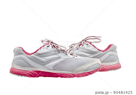 Pair of shoes isolates on white background Pair of shoes isolates on white background 93481425