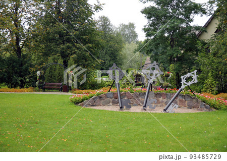 The three iron keys of Sigulda in Latvia The three iron keys of Sigulda in Latvia 93485729