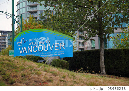 Welcome to Vancouver in British Columbia 93486258