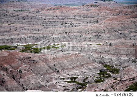 View of the Badlands National Park (South Dakota) 93486300