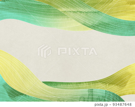 和モダンな波模様の日本風背景素材 和モダンな波模様の日本風背景素材 93487648