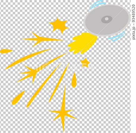 グラインダーから散る火花のイラスト素材 [93489520] - PIXTA