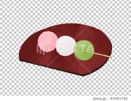 三色餃子 93491792