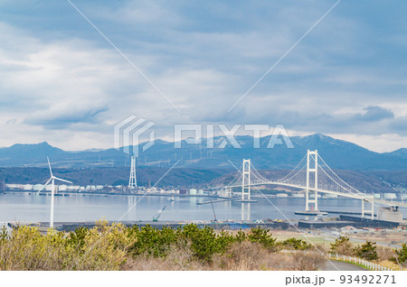 北海道　室蘭湾 93492271