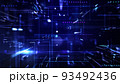 光るラインで描くサイバーなデジタル空間 IA2 93492436