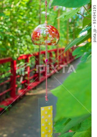 小渡夢かけ風鈴、山里に風鈴の音色が響く〈愛知県豊田市〉 93494195