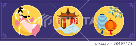 中秋 仲秋 中秋節 93497478