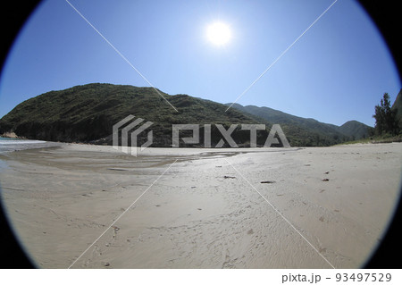landscape of  Sai Wan beach in Hong Kong, Sai Kung hong kong 93497529