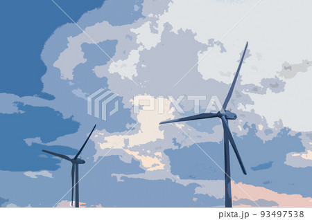 風力発電イメージ 93497538