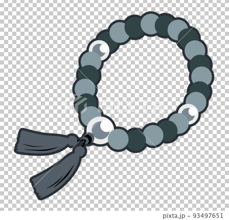 数珠のイラスト 93497651