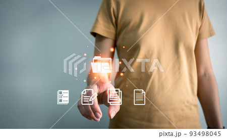 Document Management System (DMS), Online document database management, Organization document Organized, automated processes to manage files, ERP enterprise efficient, business technology. Document Management System (DMS), Online document database management, Organization document Organized, automated processes to manage files, ERP enterprise efficient, business technology. 93498045