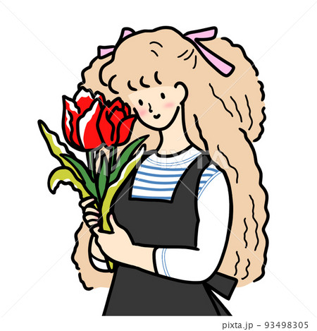 花屋の女の子 93498305