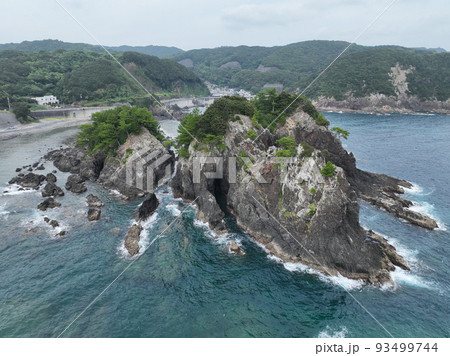 高知県大月町　弁天島 93499744