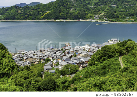 安芸灘とびしま海道　大崎下島　御手洗の町並み　広島県呉市 93502567