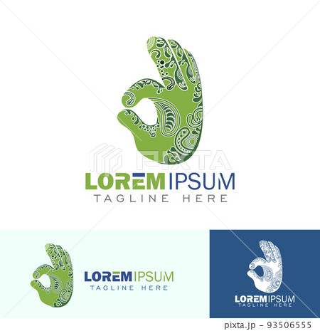 OK Hand sign Logoのイラスト素材 [93506555] - PIXTA