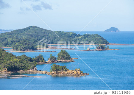 長崎県 船越展望所から望む風景 長崎県 船越展望所から望む風景 93511936