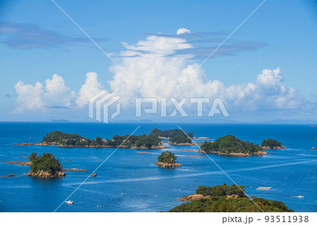 長崎県　船越展望所から望む風景 93511938