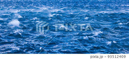 Abstract ocean wave angle view of rippled stormy Water background texture. Abstract ocean wave angle view of rippled stormy Water background texture. 93512409