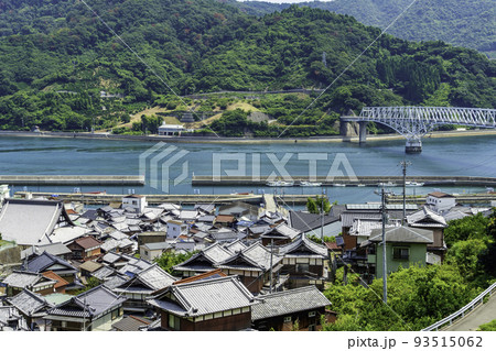 安芸灘とびしま海道 豊島 豊浜地区と豊浜大橋 広島県呉市 安芸灘とびしま海道 豊島 豊浜地区と豊浜大橋 広島県呉市 93515062