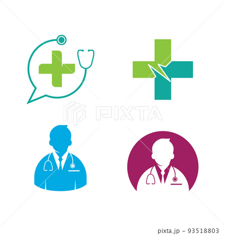 Illustration of health workers,doctor 93518803