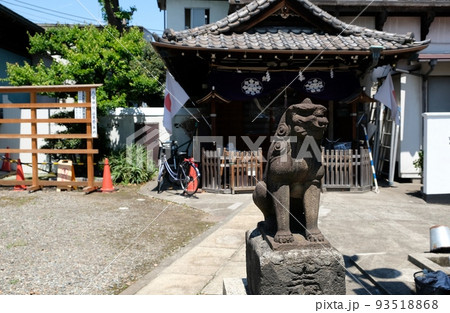 かつての漁師町の総鎮守であり、しながわ百景に一つである八幡神社 かつての漁師町の総鎮守であり、しながわ百景に一つである八幡神社 93518868