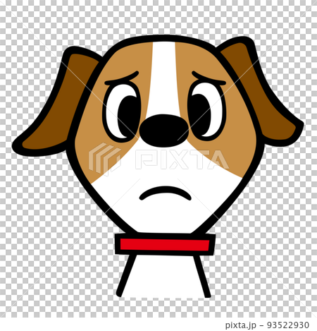 傑克羅素梗犬困擾的臉 傑克羅素梗犬困擾的臉 93522930