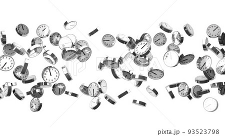 Clocks on white background. Clocks on white background. 93523798