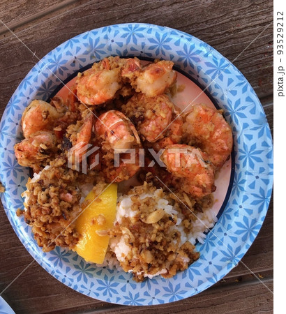 『ハワイ』ハレイワタウンのガーリックシュリンプ 93529212