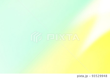 緑・黄色系背景　緩やかな流れ・ライン　 93529948