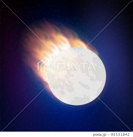Falling meteorite, Shooting stars. Space background. Meteor Rain. Vector stock illustration. Falling meteorite, Shooting stars. Space background. Meteor Rain. Vector stock illustration. 93531842