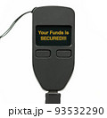 Your funds is secured on crypto hardwallet 93532290