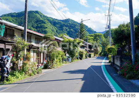贄川宿「かかしの里」の町並み【埼玉県秩父市荒川】 贄川宿「かかしの里」の町並み【埼玉県秩父市荒川】 93532590