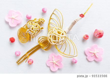 水引の鶴と亀 93533566