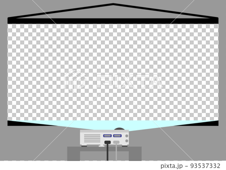 Atmospheric frame projected by a projector 93537332