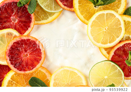 Concept of tasty food with pie with meringue, close up 93539922