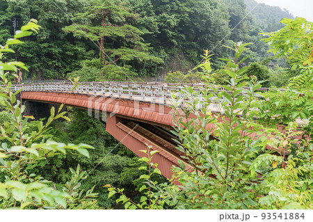 (群馬県)深緑の吾妻峡 猿橋 (群馬県)深緑の吾妻峡 猿橋 93541884