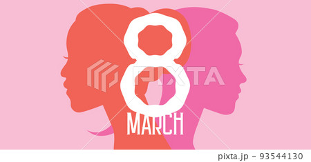8 march two woman profiles 8 march two woman profiles 93544130