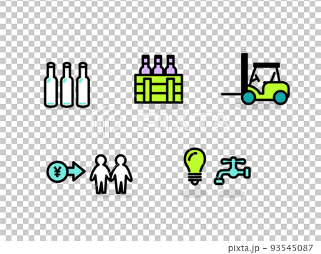 成本會計插圖圖標 93545087