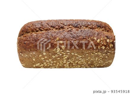 Cereal bread isolated on white background Cereal bread isolated on white background 93545918