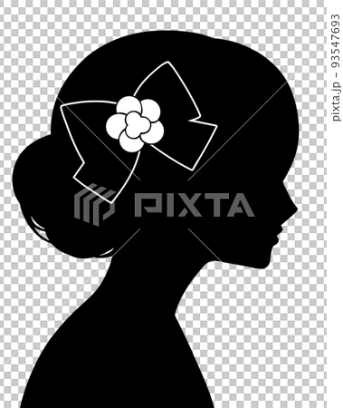 女人的輪廓剪影 Odango 93547693