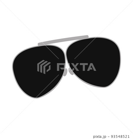 cute of sunglasses on cartoon version 93548521