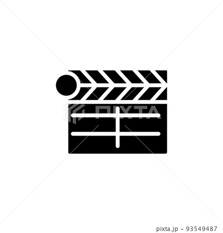 Illustration Vector graphic of clapper icon 93549487