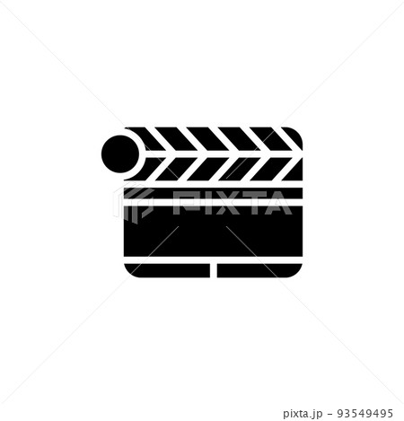 Illustration Vector graphic of clapper icon 93549495